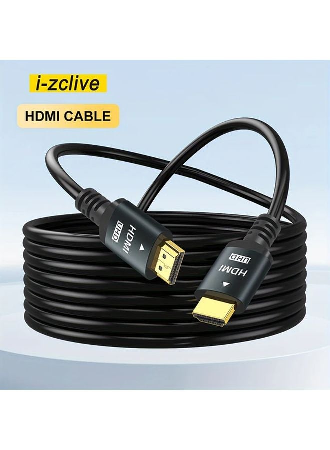 Gold Plated HDTV Cable 50ft Grey High Speed 4K 60Hz HDR Ethernet ARC - Image 1